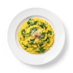 Risotto alla Milanese con Spinaci